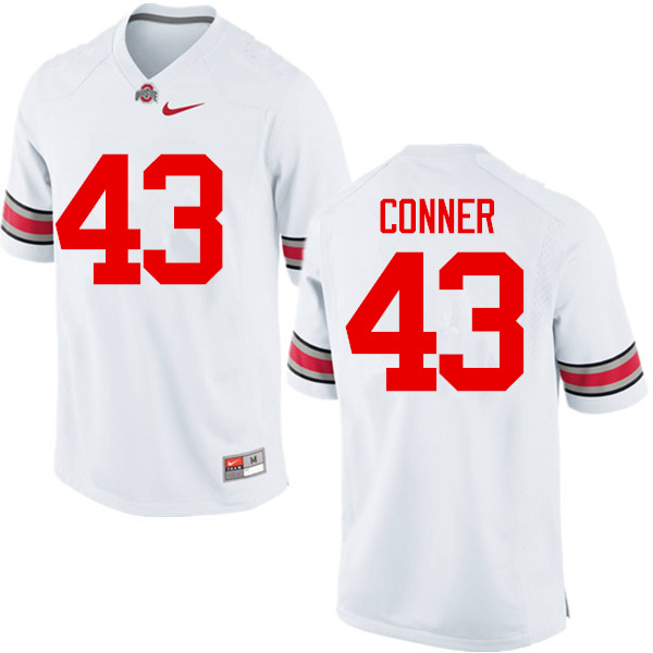 Men Ohio State Buckeyes #43 Nick Conner College Football Jerseys Game-White